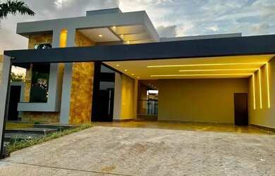 Imagem: A casa em condomínio possui 5 Dormitórios, 5 Banheiros, 5