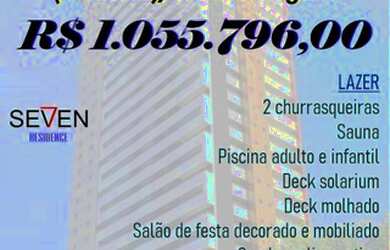 Imagem: O apartamento possui 3 Dormitórios, 4 Banheiros, 2 Vagas na