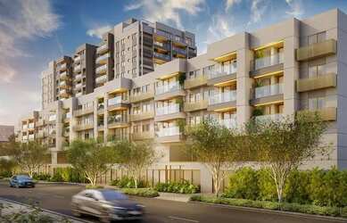 Imagem: O apartamento possui 1 Dormitório, 1 Banheiro, 37m² de Área