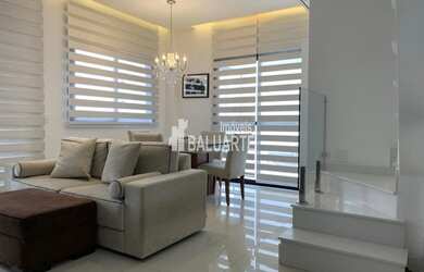 Imagem: O apartamento na cobertura possui 2 Dormitórios, 3 Banheiros