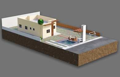 Imagem: A casa possui 3 Dormitórios, 3 Banheiros, 4 Vagas na garagem