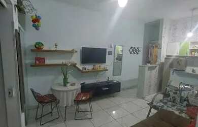 Imagem: O apartamento e possui 1 Dormitório, Suítes, 1 Banheiro