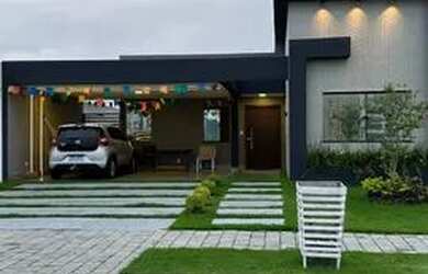 Imagem: A casa em condomínio possui 3 Dormitórios, 1 Banheiro e 150m²