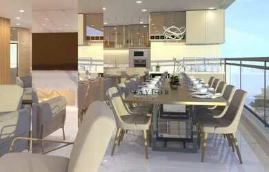 Imagem: O apartamento na cobertura possui 4 Dormitórios, 4 Banheiros