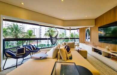 Imagem: O apartamento possui 4 Dormitórios, 3 Banheiros, 3 Vagas na