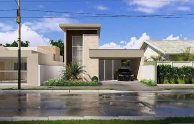 Imagem: A casa em condomínio possui 3 Dormitórios, 3 Banheiros, 2