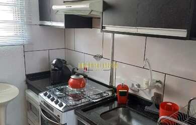 Imagem: O apartamento e possui 2 Dormitórios, Suítes, 1 Banheiro