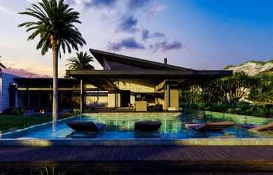 Imagem: A casa possui 5 Dormitórios, 5 Banheiros, 4 Vagas na garagem