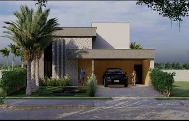 Imagem: A casa em condomínio possui 3 Dormitórios, 4 Banheiros, 4