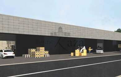 Imagem: O depósito para alugar possui e está localizado em Jardim