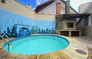 Imagem 2: Casa ampla para aluguel 4 dorms, 4 vagas, frente, Ponta da Praia Santos