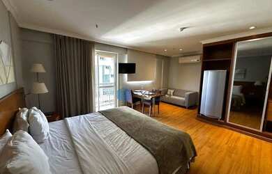 Imagem 2: Flat com 1 dormitório para alugar, 32 m² por R$ 5.900,00/mês - Barra...