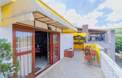 Imagem: O apartamento na cobertura possui 2 Dormitórios, 2 Banheiros