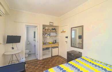 Imagem: O apartamento possui 1 Dormitório, 1 Banheiro, 17m² de Área