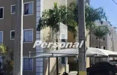 Imagem: O apartamento possui 2 Dormitórios, 1 Banheiro, 1 Vaga na garagem