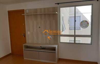 Imagem: O apartamento possui 2 Dormitórios, 1 Banheiro, 1 Vaga na garagem