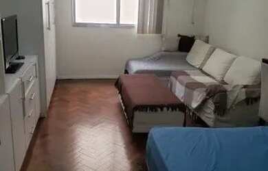 Imagem: O apartamento possui 1 Dormitório, 1 Banheiro, 35m² de Área