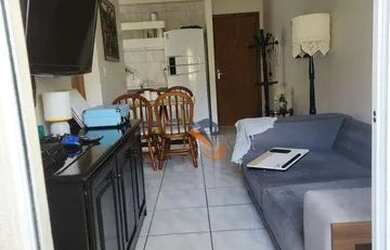 Imagem: O apartamento possui 2 Dormitórios, 1 Banheiro, 1 Vaga na garagem