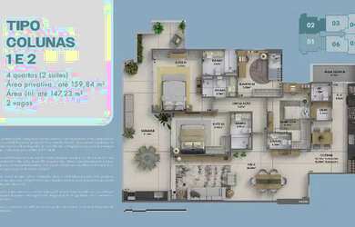 Imagem 16: Condomínio Marina Piratininga - Frente Mar - Cobertura 3 suítes - Lançamento