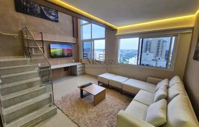 Imagem: O apartamento possui 1 Dormitório, 1 Banheiro, 1 Vaga na garagem