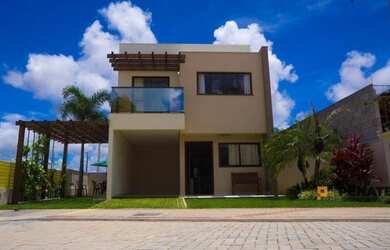 Imagem: A casa em condomínio possui 3 Dormitórios, 2 Banheiros, 2