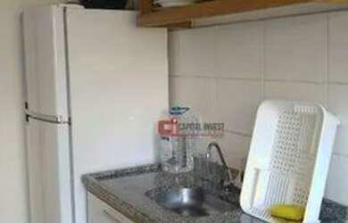 Imagem: O apartamento possui 2 Dormitórios, 1 Banheiro, 1 Vaga na garagem