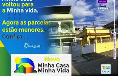 Imagem: A casa possui 4 Dormitórios, 2 Banheiros, 3 Vagas na garagem