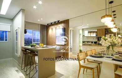 Imagem: O apartamento possui 2 Dormitórios, 1 Banheiro, 1 Vaga na garagem