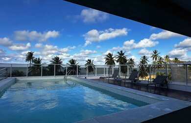 Imagem: O apartamento possui 1 Dormitório, 1 Banheiro, 1 Vaga na garagem