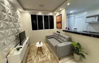 Imagem: O apartamento possui 2 Dormitórios, 1 Banheiro, 1 Vaga na garagem