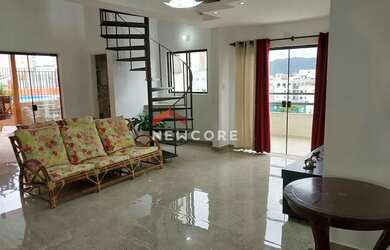 Imagem: O apartamento na cobertura possui 4 Dormitórios, 4 Banheiros