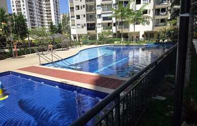 Imagem: O apartamento possui 1 Dormitório, 1 Banheiro, 1 Vaga na garagem