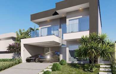 Imagem: A casa em condomínio possui 3 Dormitórios, 4 Banheiros, 4