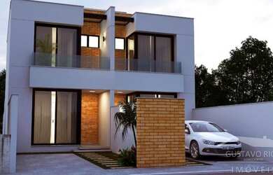 Imagem: A casa em condomínio possui 3 Dormitórios, 2 Banheiros, 1