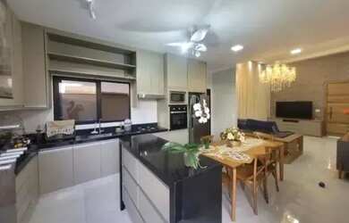 Imagem: A casa em condomínio possui 3 Dormitórios, 4 Banheiros, 4