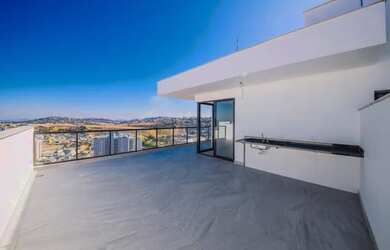 Imagem: O apartamento na cobertura possui 2 Dormitórios, 2 Banheiros