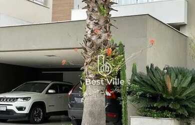 Imagem: A casa em condomínio possui 4 Dormitórios, 5 Banheiros, 480m²