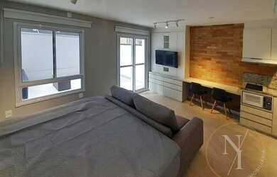 Imagem: A kitnet possui 1 Dormitório, 1 Banheiro, 31m² de Área, Imóvel