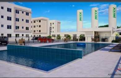 Imagem: O apartamento possui 2 Dormitórios, 1 Banheiro, 1 Vaga na garagem