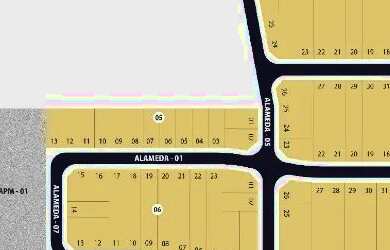 Imagem: O terreno possui 250m² de Área e está localizado em Ponte