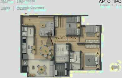 Imagem 3: DIREITOS APARTAMENTO IMPERIUM PARK RESIDENCE EM MARINGÁ PR