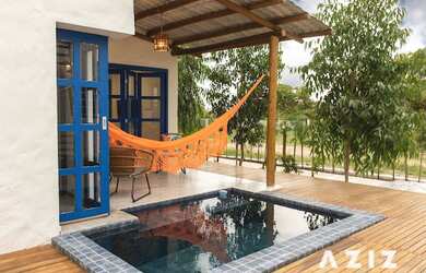 Imagem: A casa em condomínio possui 2 Dormitórios, 1 Banheiro, 2 Vagas