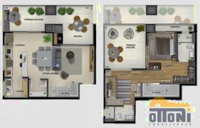 Imagem 2: New Urban Residence. Imóvel novo, 74m² de Área, 1 Vaga na garageme3...