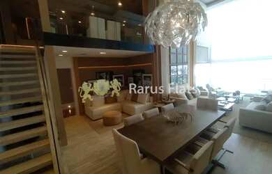 Imagem: O apartamento na cobertura possui 4 Dormitórios, 5 Banheiros