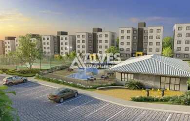 Imagem: O apartamento possui 2 Dormitórios, 1 Banheiro, 1 Vaga na garagem