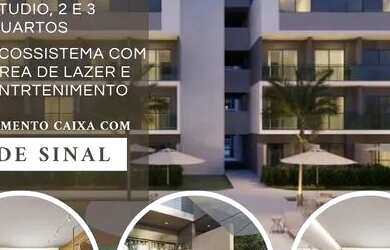 Imagem: O apartamento possui 1 Dormitório, 1 Banheiro, 1 Vaga na garagem