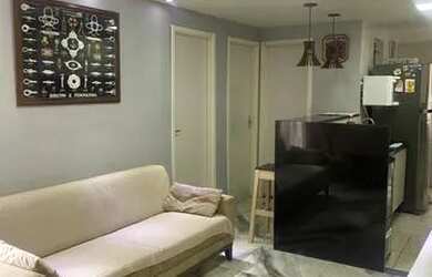 Imagem: O apartamento possui 2 Dormitórios, 1 Banheiro, 1 Vaga na garagem