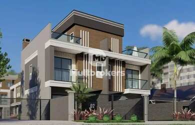 Imagem: A casa possui 4 Dormitórios, 4 Banheiros, 2 Vagas na garagem