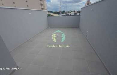 Imagem: O apartamento na cobertura possui 2 Dormitórios, 2 Banheiros