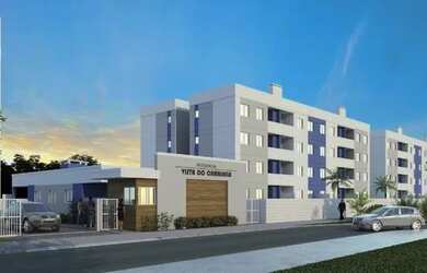 Imagem: O apartamento possui 2 Dormitórios, 1 Banheiro, 1 Vaga na garagem